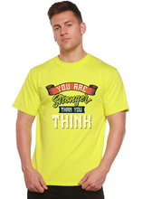 Load image into Gallery viewer, You Are Stronger Than You Think Men's Bamboo Viscose/Organic Cotton Short Sleeve Graphic T-Shirt