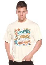 Load image into Gallery viewer, I've Survived Too Many Storms to Be Both Unisex Bamboo/Cotton Graphic T-Shirt