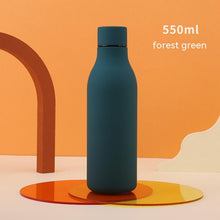 将图片加载到图库查看器,Original Stainless Steel Thermal Tea Cup Coffee Thermos Water Bottle Keeps Cold And Heat Outdoor Sport Vacuum Flask Eco Friendly Recycled Water Bottle Plastic Bottles Leakproof Reusable and BPA Free