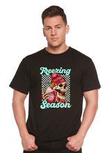 将图片加载到图库查看器,Freezing Season Unisex Bamboo Viscose/Organic Cotton Short Sleeve Graphic T-Shirt