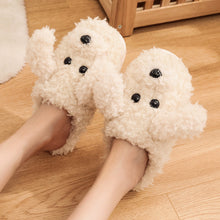 将图片加载到图库查看器,Couples Winter Pack Heel Cotton Shoes Women's Mens Slipper Winter Shoes New Fashion Casual Fur Plush Slides Winter Slippers For Women House Slippers Fluffy Soft Comfy Fuzzy Slippers Faux Fur Plush Anti-Skid Slippers