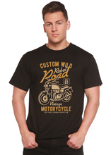 将图片加载到图库查看器,Custom Wild Men's Bamboo Viscose/Organic Cotton Short Sleeve Graphic T-Shirt