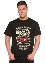 Load image into Gallery viewer, Born To Be Pilot Men's Bamboo Viscose/Organic Cotton Short Sleeve Graphic T-Shirt