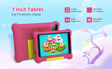 Load image into Gallery viewer, 7Inch Kid Tablet Android13, 5GB RAM 32GB ROM,128GB Expand,WiFi,2500mAh Battery,Dual Camera, Children's Gift Kids Software,PK BDF