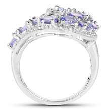 Load image into Gallery viewer, 2.21 Carat Genuine Tanzanite .925 Sterling Silver Ring