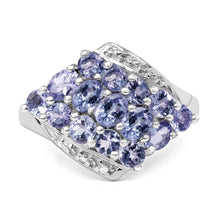Load image into Gallery viewer, 1.85 Carat Genuine Tanzanite .925 Sterling Silver Ring