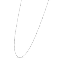 Load image into Gallery viewer, .925 Sterling Silver 0.7mm Slim and Dainty Unisex 18" Inch Ball Bead Chain Necklace