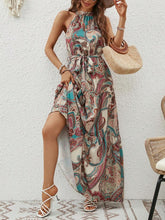 Load image into Gallery viewer, Elegant Floral Sleeveless Dress Lightweight & Feminine Summer Essential Beautiful Print Dress
