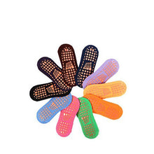 将图片加载到图库查看器,6 Pairs Cotton Baby 's Non-slip Boat Low Cut Floor Socks With Rubber Grips For Boys & Girls Sock
