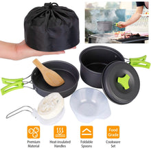将图片加载到图库查看器,9-Piece: Camping Cookware Set