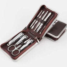 Load image into Gallery viewer, 9-Pieces Set: Carbon Steel Nail Clippers Set