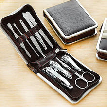 Load image into Gallery viewer, 9-Pieces Set: Carbon Steel Nail Clippers Set