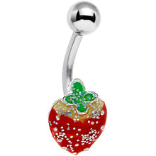 Load image into Gallery viewer, Sparkling STRAWBERRY No. 2 Belly Ring