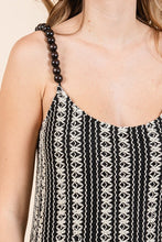 Load image into Gallery viewer, Plus Size Striped Scoop Neck Beaded Strap Maxi Cami Dress β Elegant and Stylish Cami Dress , Beaded Straps, and Flattering Scoop Neckline