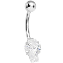 将图片加载到图库查看器,Crystalline Gem Brilliant Cross J-Bar Belly Ring