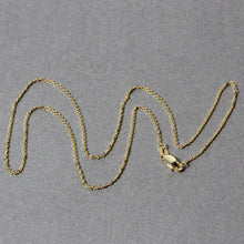 Load image into Gallery viewer, 10k Yellow Gold Diamond Cut Cable Link Chain (1.10 mm)