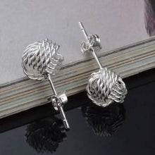 将图片加载到图库查看器,925 Silver Love Nut Stud Earrings