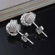 将图片加载到图库查看器,925 Silver Love Nut Stud Earrings