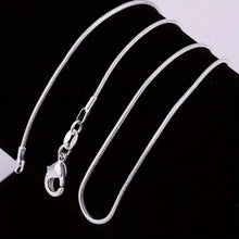 将图片加载到图库查看器,925 Sterling Silver 1mm Necklace Chain