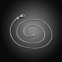 将图片加载到图库查看器,925 Sterling Silver 1mm Necklace Chain