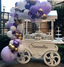 Load image into Gallery viewer, 92pcs Pastel White Purple And Gold Garland Balloons Kit For Party Wedding Birthday Baby Shower Bridal Shower Gender Reveal
