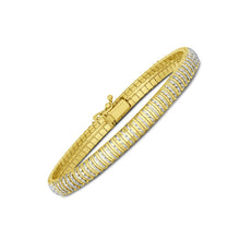 Load image into Gallery viewer, 14k Yellow Gold Diamante Flex Bracelet (5.80 mm)