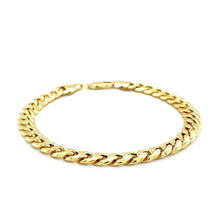 Load image into Gallery viewer, 10k Yellow Gold Semi Solid Miami Cuban Bracelet (6.60 mm)