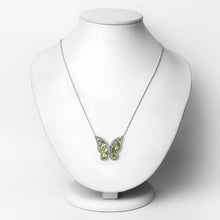 Load image into Gallery viewer, 4.65 Carat Genuine Peridot .925 Sterling Silver Necklace
