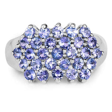 Load image into Gallery viewer, 2.03 Carat Genuine Tanzanite .925 Sterling Silver Ring