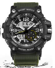 Load image into Gallery viewer, NEW Sport Analog-Digital Watch For Men and Woman Waterresistant 50M Professional Waterproof Quartz Large Dial Military Wristwatches With Night Mode