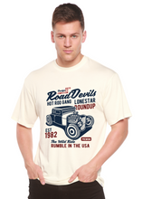 Load image into Gallery viewer, Road Devils Spun Bamboo® Men's Bamboo Viscose/Organic Cotton Short Sleeve Graphic T-Shirt