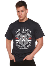 Load image into Gallery viewer, Live To Ride 1980 Men's Bamboo Viscose/Organic Cotton Short Sleeve Graphic T-Shirt