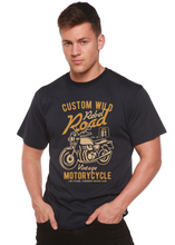 将图片加载到图库查看器,Custom Wild Men's Bamboo Viscose/Organic Cotton Short Sleeve Graphic T-Shirt