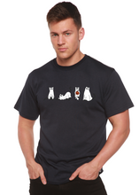 Load image into Gallery viewer, Halloween Cats Men's Bamboo Viscose/Organic Cotton Short Sleeve Graphic T-Shirt