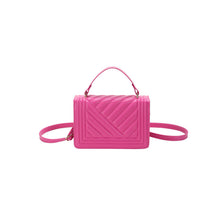 Load image into Gallery viewer, Dazzling Bags For Women Chain Crossbody Bags In Pu Leather Female Fashionable Shoulder Bag Ladies Handbags Simple Messenger Bag Casual Indentation Western Style Portable Women