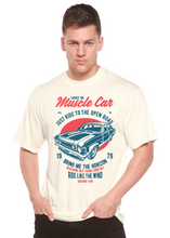 将图片加载到图库查看器,Muscle Car Spun Bamboo® Men's Bamboo Viscose/Organic Cotton Short Sleeve Graphic T-Shirt