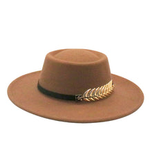Load image into Gallery viewer, Autumn Winter Women Men Vintage Fedora Women's Foldable Short Brim Floppy Hat Gentleman Elegant Warm Hats Lady Party Luxury Caps Classic Summer Beach Sun Hat