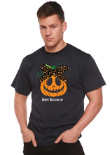 Load image into Gallery viewer, Happy Halloween Men's Bamboo Viscose/Organic Cotton Short Sleeve Graphic T-Shirt