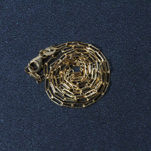 Load image into Gallery viewer, 14K Yellow Gold Fine Paperclip Chain (1.5mm)