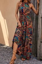 Load image into Gallery viewer, Elegant Floral Sleeveless Dress Lightweight & Feminine Summer Essential Beautiful Print Dress