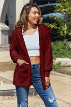 将图片加载到图库查看器,Women Full Size Teddy Hooded Jacket with Pockets Cozy Casual Jacket Comfortable Women Jacket