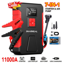 将图片加载到图库查看器,Portable Car Jump Starter with Air Compressor