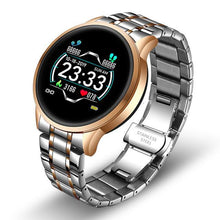 将图片加载到图库查看器,New Ceramic Smart Sport Fitness Watch For Women With Heart Rate Blood Pressure Monitor For Android and IOS Sistems Sport Multifunctional Steel Belt Smartwatch