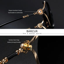 将图片加载到图库查看器,BARCUR Sunglasses Trendy Butterfly Design Fashion Women Sunglasses Polarized Lens Ladies Sun Glasses UV400 Protection for Hot Summer Days