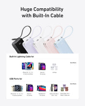 Load image into Gallery viewer, Anker Power Bank (10K, Fusion, Built-In Cable)