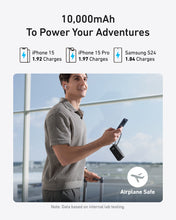 Load image into Gallery viewer, Anker Power Bank (10K, Fusion, Built-In Cable)