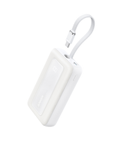 Load image into Gallery viewer, Anker Zolo Power Bank (10K, 30W) with a 5.4-inch (13.7 cm) built-in USB-C cable.