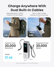 Load image into Gallery viewer, Anker Laptop Power Bank (25K, 165W, Built-In and Retractable Cables)