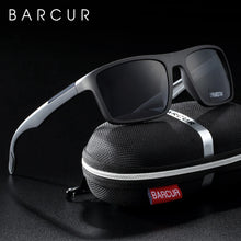 Load image into Gallery viewer, BARCURTR90 Ultralight Polarized Sunglasses for Men Vintage Square Eyewear with UV400 Protection for Summer