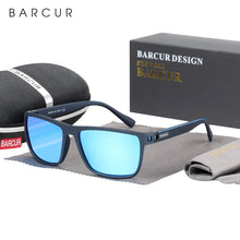 将图片加载到图库查看器,BARCUR Sports Polarized Sunglasses for Men Lightweight TR90 Square Fishing & Travel Eyewear UV400 Protection Men Accessory